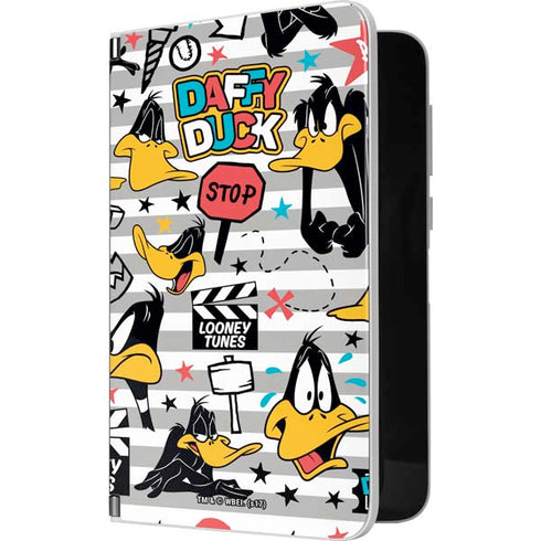 Looney Tunes Daffy Duck Striped Patches Surface Duo Skin