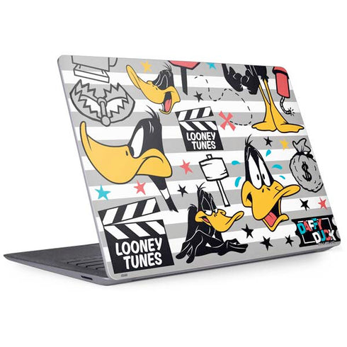 Looney Tunes Daffy Duck Striped Patches Surface Laptop 3 13.5in Skin