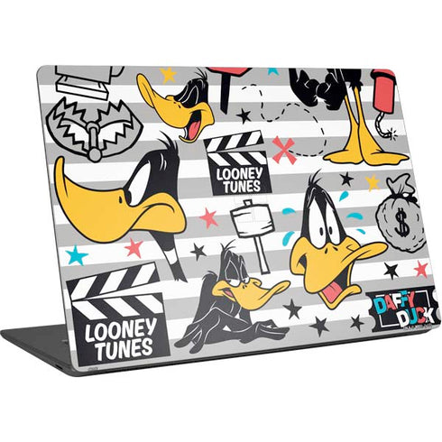 Looney Tunes Daffy Duck Striped Patches Surface Laptop 4 15in Skin