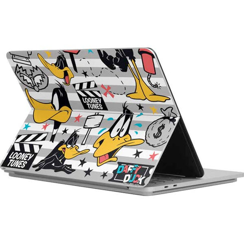 Looney Tunes Daffy Duck Striped Patches Surface Laptop Studio Skin
