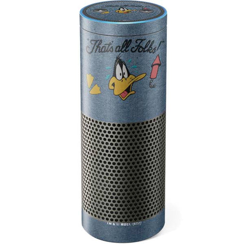 Looney Tunes Daffy Duck Thats All Folks Amazon Echo Skin