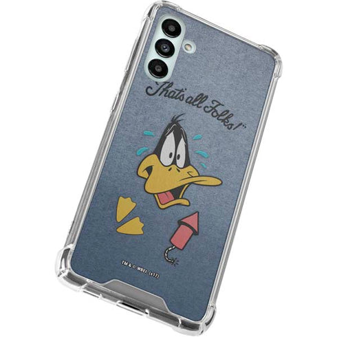 Looney Tunes Daffy Duck Thats All Folks Galaxy A13 5G Clear Case
