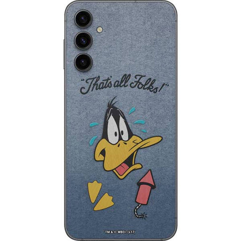 Looney Tunes Daffy Duck Thats All Folks Galaxy A14 5G Skin