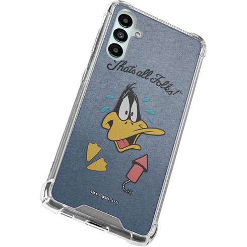 Looney Tunes Daffy Duck Thats All Folks Galaxy A15 5G Clear Case