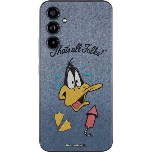 Looney Tunes Daffy Duck Thats All Folks Galaxy A54 5G Skin