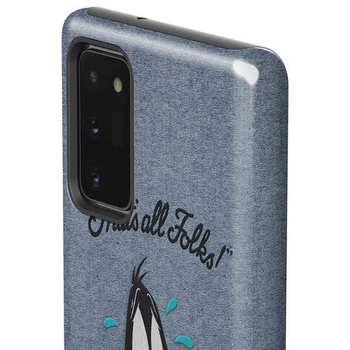 Looney Tunes Daffy Duck Thats All Folks Galaxy Note20 5G Pro Case
