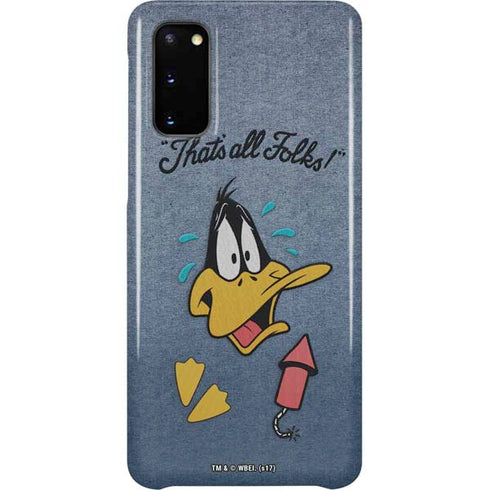 Looney Tunes Daffy Duck Thats All Folks Galaxy S20 Lite Case
