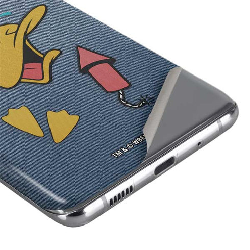 Looney Tunes Daffy Duck Thats All Folks Galaxy S20 Plus Skin