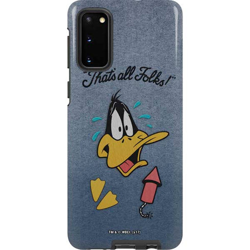 Looney Tunes Daffy Duck Thats All Folks Galaxy S20 Pro Case