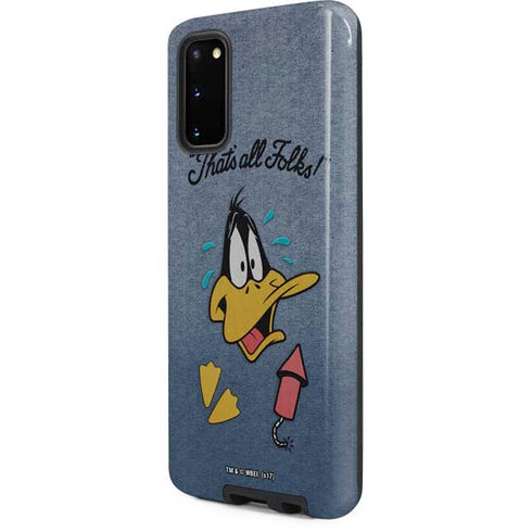 Looney Tunes Daffy Duck Thats All Folks Galaxy S20 Pro Case