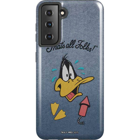 Looney Tunes Daffy Duck Thats All Folks Galaxy S21 5G Pro Case