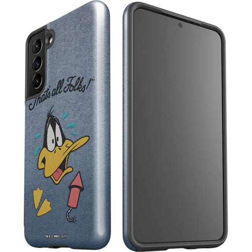 Looney Tunes Daffy Duck Thats All Folks Galaxy S21 5G Pro Case