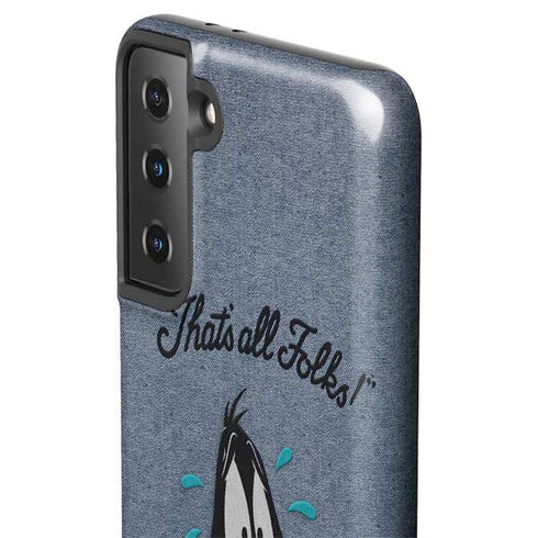 Looney Tunes Daffy Duck Thats All Folks Galaxy S21 Plus 5G Pro Case