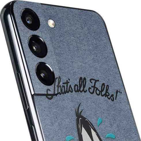 Looney Tunes Daffy Duck Thats All Folks Galaxy S22 Plus Skin