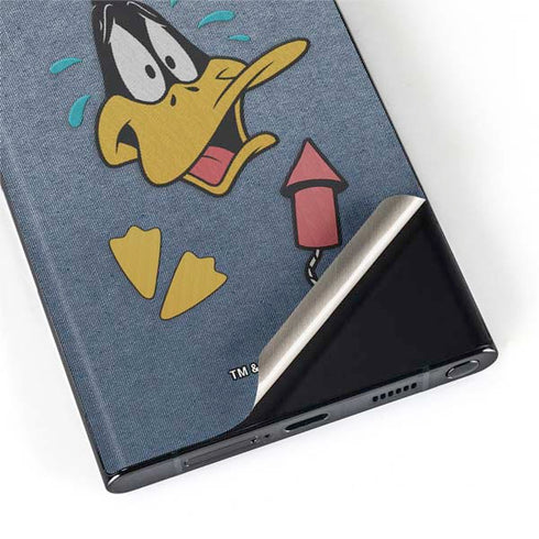 Looney Tunes Daffy Duck Thats All Folks Galaxy S22 Ultra Skin