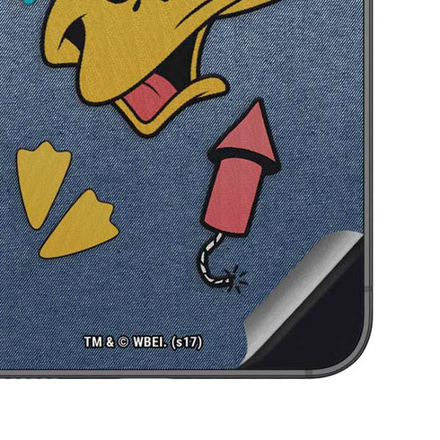 Looney Tunes Daffy Duck Thats All Folks Galaxy S23 FE Skin