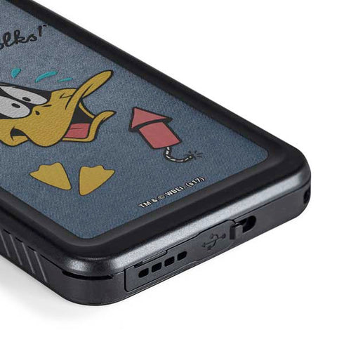 Looney Tunes Daffy Duck Thats All Folks Galaxy S23 Plus Waterproof Case