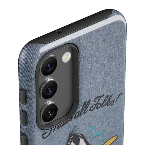 Looney Tunes Daffy Duck Thats All Folks Galaxy S23 Pro Case