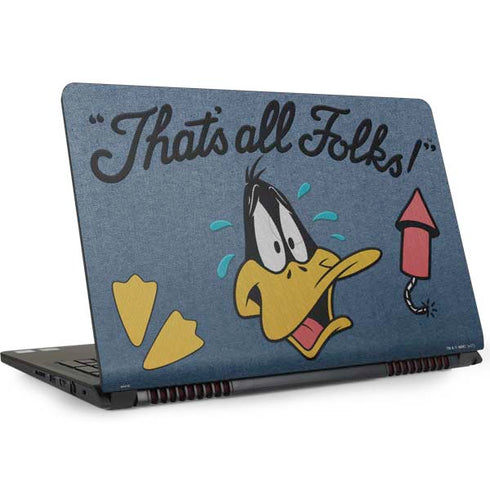 Looney Tunes Daffy Duck Thats All Folks Dell Inspiron Skin