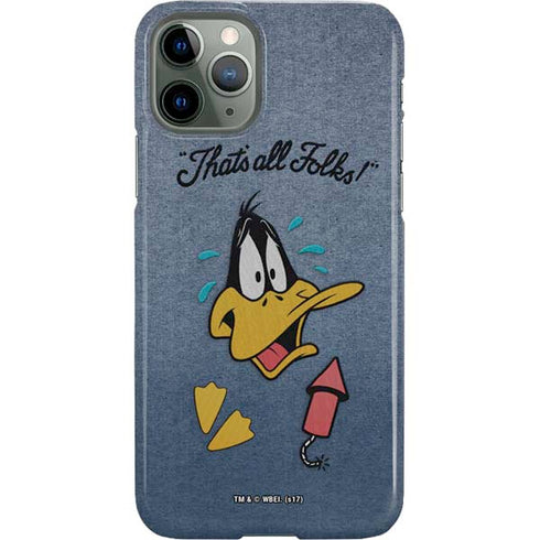 Looney Tunes Daffy Duck Thats All Folks iPhone 11 Pro Lite Case
