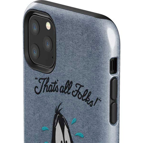 Looney Tunes Daffy Duck Thats All Folks iPhone 11 Pro Max Impact Case