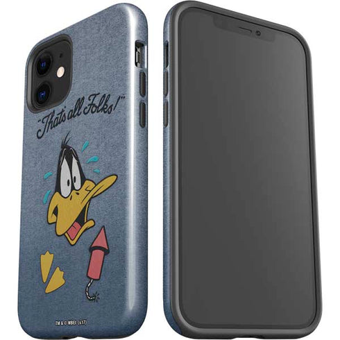 Looney Tunes Daffy Duck Thats All Folks iPhone 12 Mini Impact Case