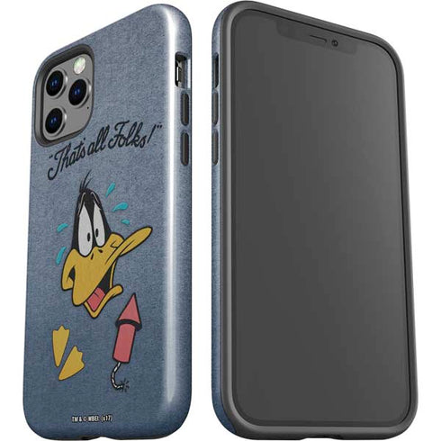 Looney Tunes Daffy Duck Thats All Folks iPhone 12 Pro Max Impact Case