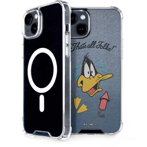 Looney Tunes Daffy Duck Thats All Folks iPhone 13 MagSafe Case