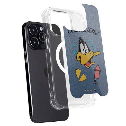 Looney Tunes Daffy Duck Thats All Folks iPhone 13 Pro Max MagSafe Case