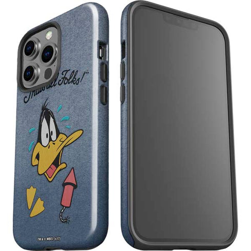Looney Tunes Daffy Duck Thats All Folks iPhone 15 Pro Impact Case
