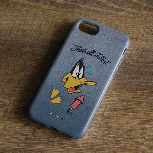 Looney Tunes Daffy Duck Thats All Folks iPhone 8 Pro Case