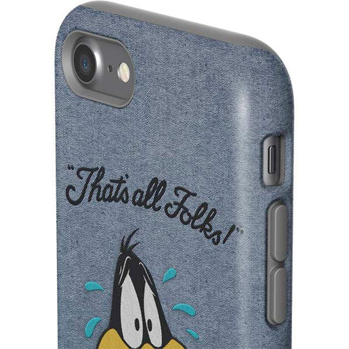 Looney Tunes Daffy Duck Thats All Folks iPhone SE (2nd & 3rd Gen) Pro Case