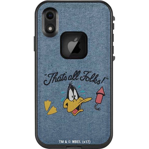 Looney Tunes Daffy Duck Thats All Folks LifeProof Fre iPhone Skin