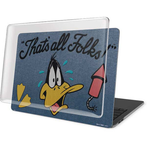 Looney Tunes Daffy Duck Thats All Folks MacBook Pro 16in (2019-20) Case plus Skin
