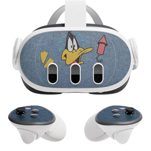 Looney Tunes Daffy Duck Thats All Folks Meta Quest 3 Skin