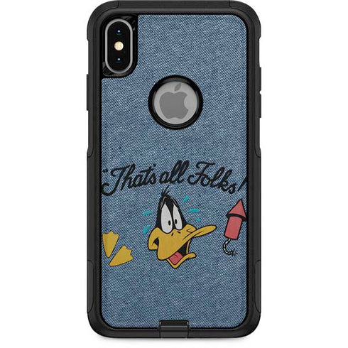 Looney Tunes Daffy Duck Thats All Folks Otterbox Commuter iPhone Skin