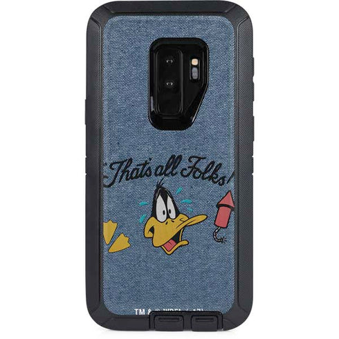 Looney Tunes Daffy Duck Thats All Folks Otterbox Defender Galaxy Skin