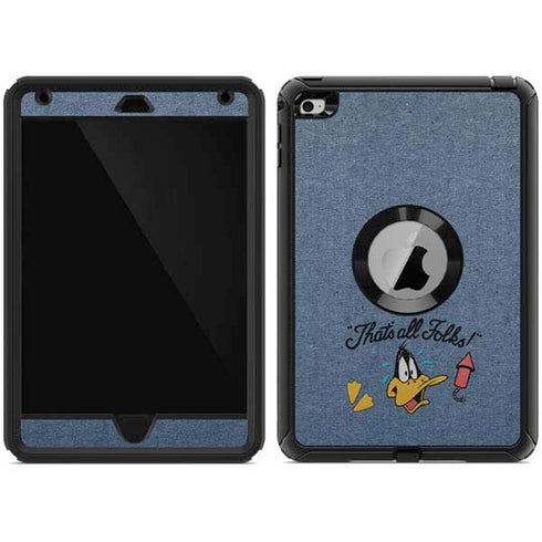 Looney Tunes Daffy Duck Thats All Folks Otterbox Defender iPad Skin