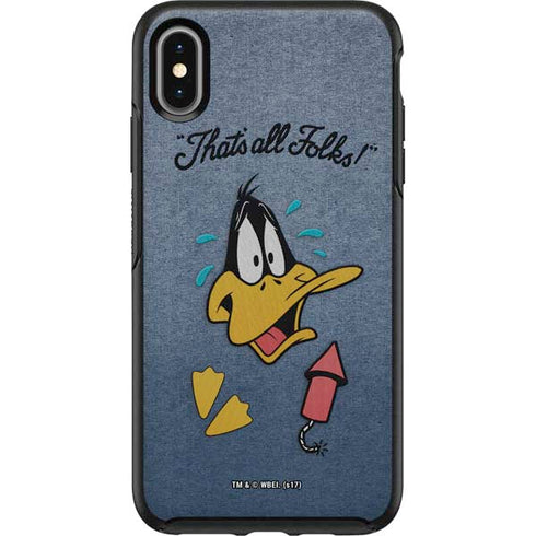 Looney Tunes Daffy Duck Thats All Folks Otterbox Symmetry iPhone Skin
