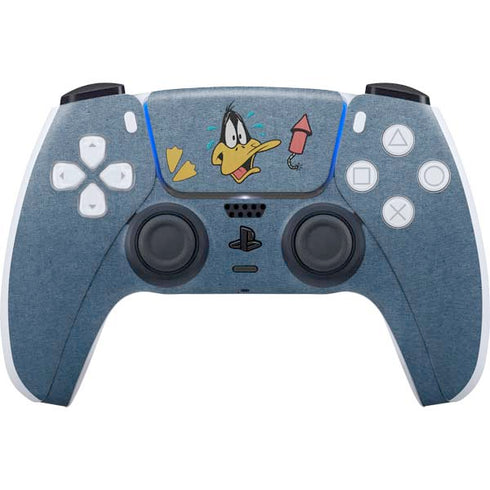 Looney Tunes Daffy Duck Thats All Folks PS5 Controller Skin