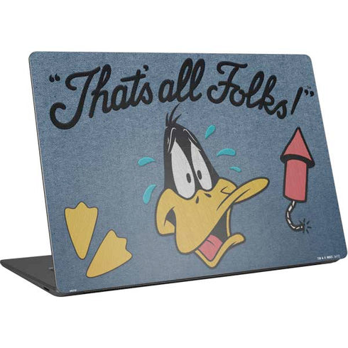 Looney Tunes Daffy Duck Thats All Folks Surface Laptop 4 15in Skin