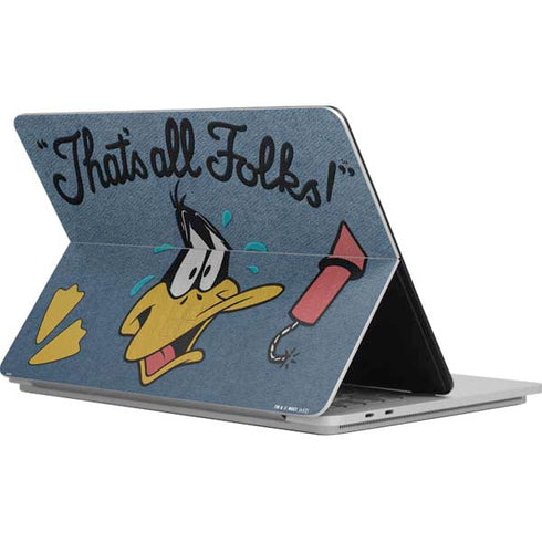 Looney Tunes Daffy Duck Thats All Folks Surface Laptop Studio Skin