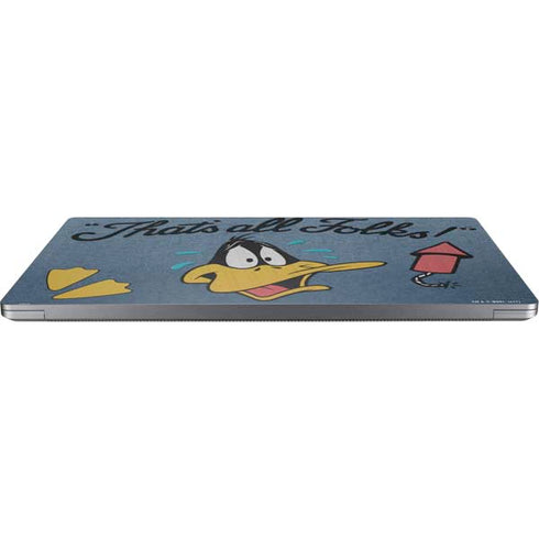 Looney Tunes Daffy Duck Thats All Folks Universal Laptop 13in (10.6 x 7.6in) Skin