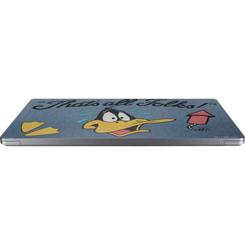 Looney Tunes Daffy Duck Thats All Folks Universal Laptop 18in (14.6 x 10.6in) Skin
