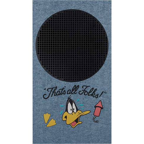 Looney Tunes Daffy Duck Thats All Folks Xbox Series S Skins