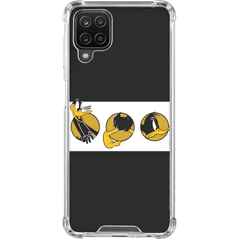 Looney Tunes Daffy Duck Three Circles Galaxy A12 Clear Case