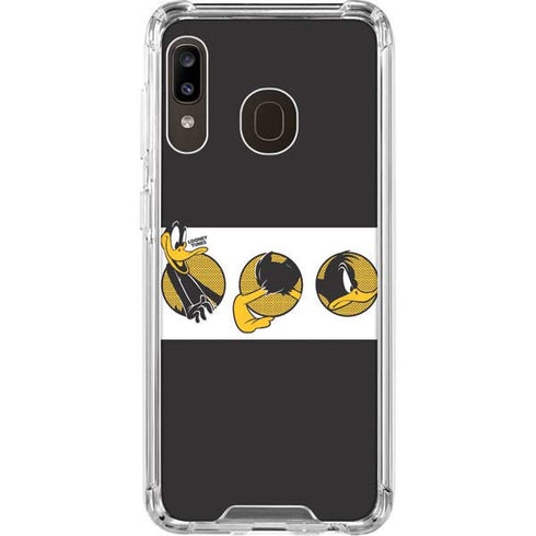 Looney Tunes Daffy Duck Three Circles Galaxy A30 Clear Case
