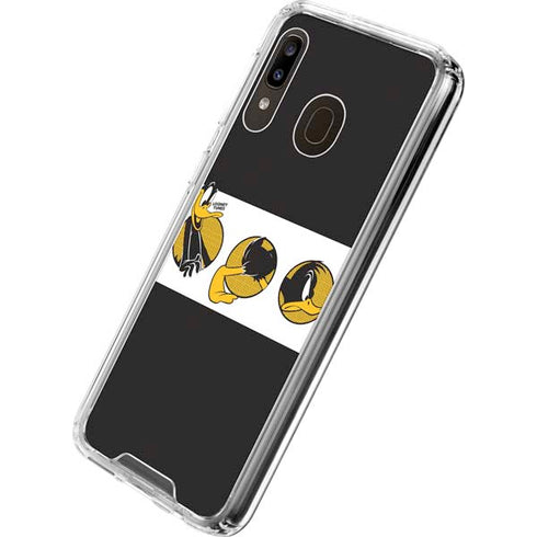 Looney Tunes Daffy Duck Three Circles Galaxy A30 Clear Case