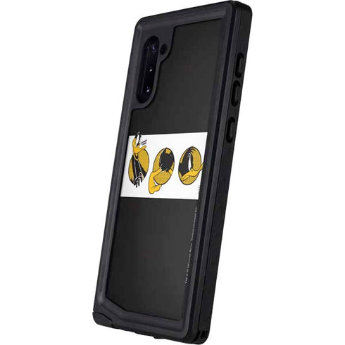 Looney Tunes Daffy Duck Three Circles Galaxy Note 10 Waterproof Case