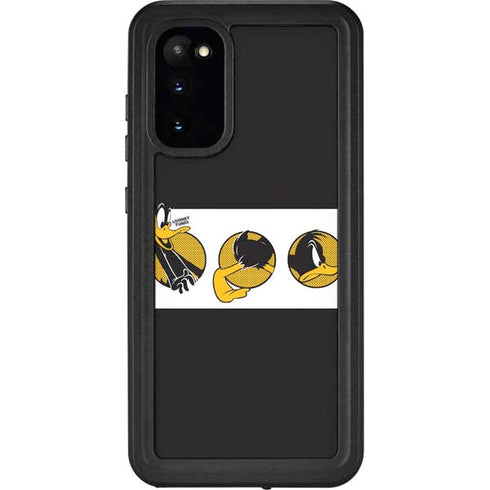 Looney Tunes Daffy Duck Three Circles Galaxy S20 Waterproof Case